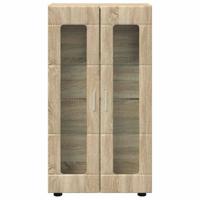 Dressoir met plank Sonoma Eiken 55,5 x 29 x 100 cm Bewerkt hout - thumbnail