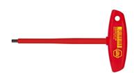Wiha 334N SW 8,0x150 VDE VDE Inbusschroevendraaier Sleutelbreedte (metrisch): 8 mm Koplengte: 150 mm Afmeting, lengte: 182 mm - thumbnail