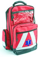 EHBO-rugtas, met modulaire indeling voor de professional, rood - thumbnail