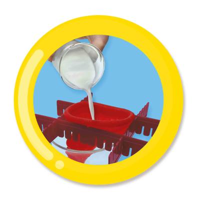 SES gips gieten en schilderen uil