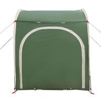 Fietstent met dak met opslag Groen 218 x 156 x 180 cm - thumbnail