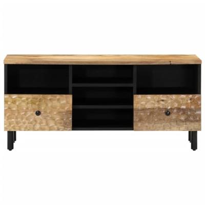 Tv-meubel 100x33x46 cm massief mangohout
