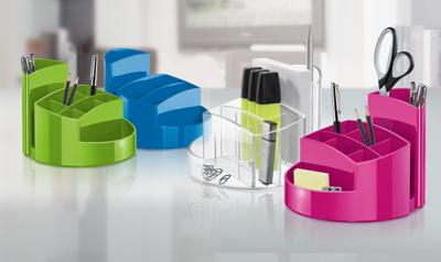 Han pennenbak met 9 vakjes Rondo, wit