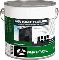 Afinol Houtcoat Teerlook Mat Zwart 2,5 liter - thumbnail
