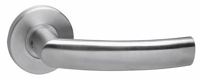 Intersteel Deurkruk Blok op rozet - RVS Intersteel Deurkruk Blok op rozet - RVS