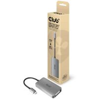 club3D CAC-1510-A USB-C / DVI Adapter [1x USB-C - 1x DVI] Zilver 24.5 cm - thumbnail
