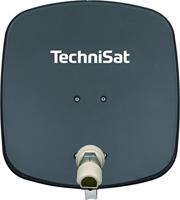 TechniSat DIGIDISH 45 Satellietschotel voor 1 deelnemer (45 cm kleine satellietinstallatie - complete set met wandhouder en universele V/H Single-LNB) grijs - thumbnail