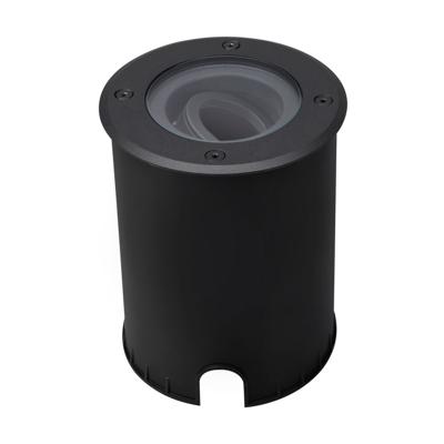 Lilly dimbare LED Grondspot - Kantelbaar - Overrijdbaar - Rond - RVS - excl. GU10 lamp - IP67 waterdicht - 3 jaar garantie - Zwart - Oprit - Tuinverlichting