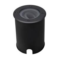 Lilly dimbare LED Grondspot - Kantelbaar - Overrijdbaar - Rond - RVS - excl. GU10 lamp - IP67 waterdicht - 3 jaar garantie - Zwart - Oprit - Tuinverlichting - thumbnail