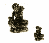 Minibeeldje Groene Tara - 6 cm - thumbnail