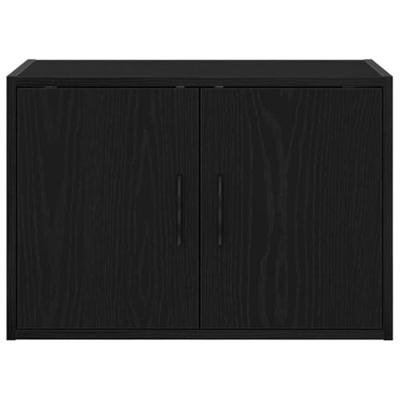 Garagewandkasten 2 st spaanplaat zwart Garagewandkasten 2 st spaanplaat zwart