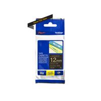 Brother TZe-334 Labeltape Tapekleur: Zwart Tekstkleur: Goud 12 mm 8 m - thumbnail