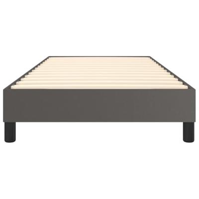 Boxspringframe kunstleer grijs 100x200 cm