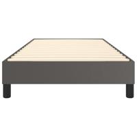Boxspringframe kunstleer grijs 100x200 cm - thumbnail