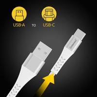 Kabel USB-C naar USB INTENSO 7901102 1,5 m Wit - thumbnail