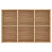 Boekenkast/dressoir 66x30x97,8 cm spaanplaat sonoma eikenkleur - thumbnail