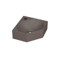 INK Matrix hoekfontein - 27x27x10cm - 1 kraangat - Quartz beton 3404344 - thumbnail