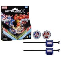 Beyblade X and Marvel Collab Captain America 4-70GB vs. Red Hulk 1-80R - thumbnail