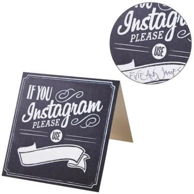 Ginger Ray instagram krijtbord diy set van 5 | 30 stuks