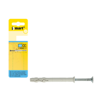 pgb-Europe SMART | Nylon nagelplug VK Ø 8x45 grijs NZN | 30 st SM0PKKN01080045GH - thumbnail