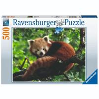 Ravensburger Puzzel Schattige Rode Panda 500 Stukjes - thumbnail