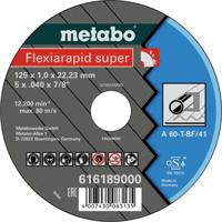Metabo 616188000 Doorslijpschijf recht 115 mm 25 stuk(s) Blik, Profiel - thumbnail