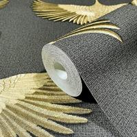 Marburg Kumano; The New Design Book Behang met kraanvogels - 34532 - thumbnail
