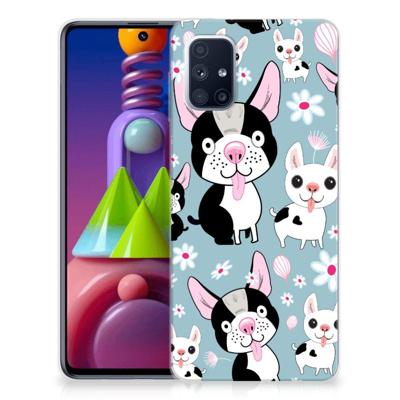 Samsung Galaxy M51 | TPU Hoesje | Hondjes