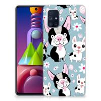 Samsung Galaxy M51 | TPU Hoesje | Hondjes - thumbnail