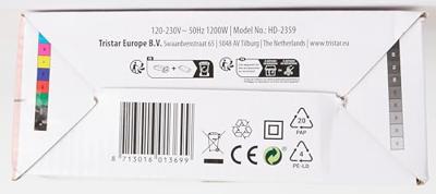 Tristar Reishaardroger HD-2359