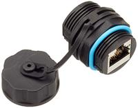 Delock 86695 Kabelconnector RJ45 jack naar RJ45 jack Cat.6A met beschermkap waterdicht - thumbnail