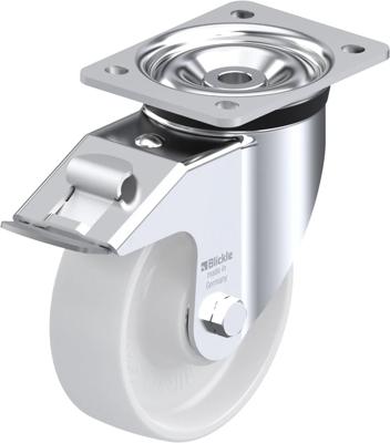 Blickle LK-PO 150K-FI Zwenkwiel met rem Wieldiameter: 150 mm Draagvermogen (max.): 400 kg 1 stuk(s)