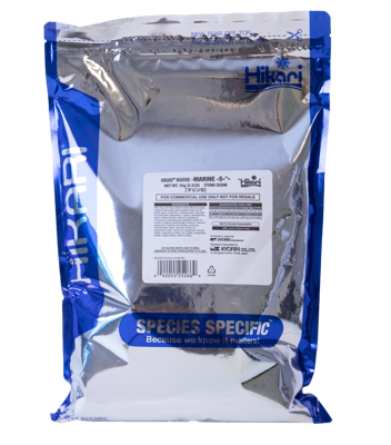 Hikari S Premium 1 Kg - Compleet Visvoer voor Zeewateraquaria, Verbetert Viskleur & Gezondheid