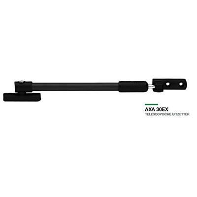 AXA Tele-uitzetter 30cm Buitendraaiend Zwart
