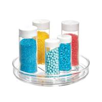 iDesign - Lazy Susan Draaiplateau, 22.9 cm, Kunststof, Transparant - i - thumbnail