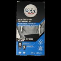 Veet Men hair removal kit intimate body parts 150 Milliliter - thumbnail