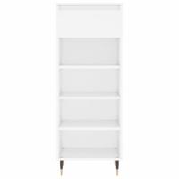 VidaXL Schoenenkast 40x36x105 cm bewerkt hout hoogglans wit - thumbnail