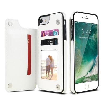 Retro PU lederen case multi kaarthouders telefoon gevallen voor iPhone 6 6s 7 8 plus 5S SE iPhone X XS Max XR Samsung S7 S8 S9 S10 voor iPhone XS Ma