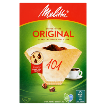 Melitta Filters 101 40 Stuks Bruin/Papier