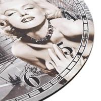 Wandklok vintage stijl Marilyn Monroe 30 cm - thumbnail