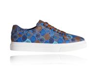 Blue Blazing Sneakers Lureaux - Handgemaakte Nette Schoenen Voor Heren - thumbnail