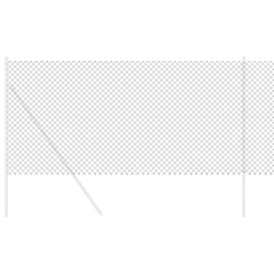 VidaXL Kettenschakelhek grijs 10 x 1 m staal