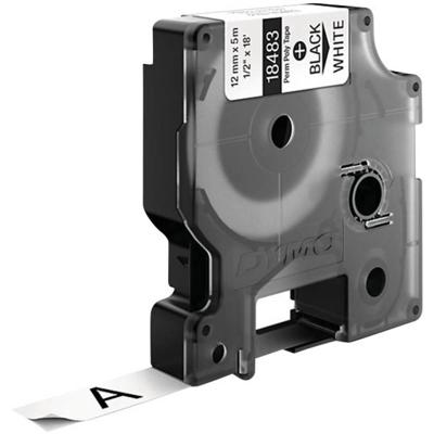 Labeltape dymo rhino industrieel polyester 12mm wt