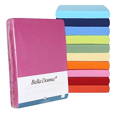 Bella Donna Bella Donna Hoeslaken Jersey Lits-jumeaux XL cement-0219 200/220-200/240