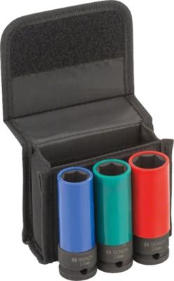 Bosch Accessoires 3-delige Doppenset | 85mm 1/2 - 2608551102 - 2608551102