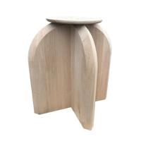 Eiken houten tafel onderstel 72 cm bij 72 cm en hoogte 74 cm - thumbnail