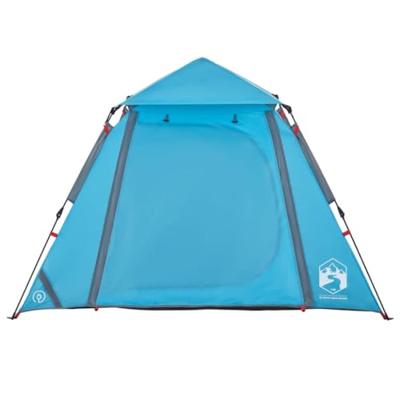 VidaXL Koepeltent 4-persoons snelontgrendeling blauw VidaXL Koepeltent 4-persoons snelontgrendeling blauw