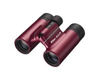 Nikon Verrekijker Binocolo Aculon T02 8X21 Rosso 8 x 21 mm Dakkant Rood BAA860WA - thumbnail