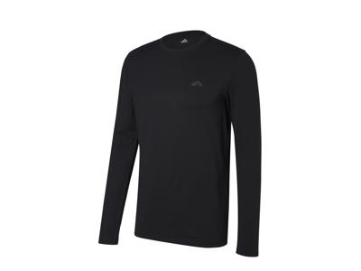 CRIVIT Heren thermo sportshirt (Zwart, L)