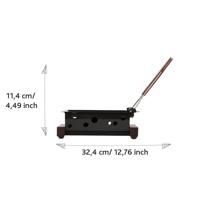 Boska 852040 kaasbord Bruin, Zwart Kunststof, Roestvrijstaal, Hout Rechthoekig - thumbnail